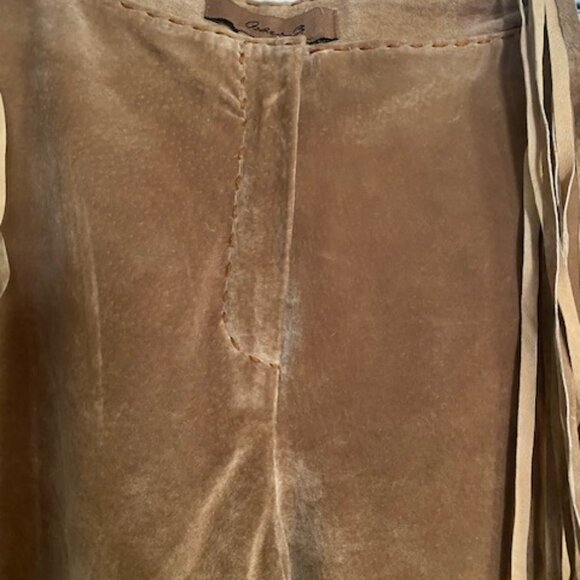 Arden B Suede Boot Cut Snap Pants Women's Size 6 - Picture 4 of 10